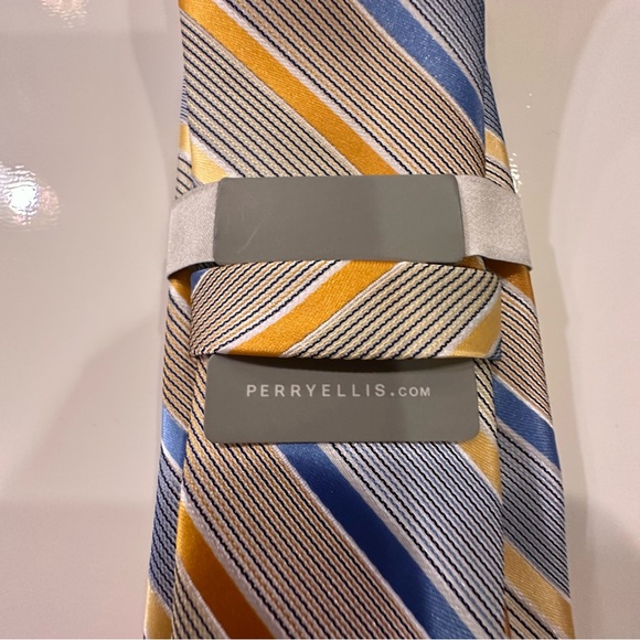 Perry Ellis Men’s Dress Tie Multi Color - Picture 2 of 5